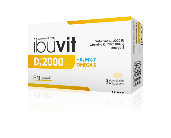 Ibuvit D<sub></noscript>3</sub> 2000 + K<sub>2</sub> MK-7 + OMEGA 3